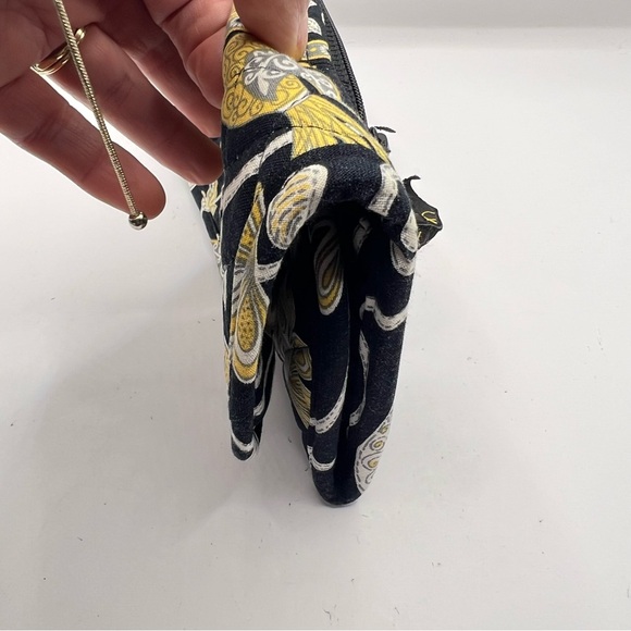 NWOT Vera Bradley Large Trifold Quilted Wallet Retired Yellow Bird Vintage 8x4" - Picture 11 of 13
